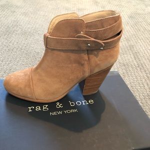 NEW Rag and Bone Harrow Camel Bootie sz 38.5